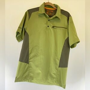 5.11 Tactical Men's Olive and Dark Gray Polo Shirt